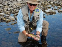 Myself with a South Fork cutthroat