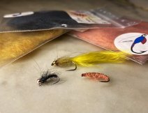 Very simple, but still highly effective river and stillwater flies tied from Nuclear Nymph Dubbing.