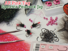 At The Vice - AR Pink Tag Peacock Spectra Jig - Article