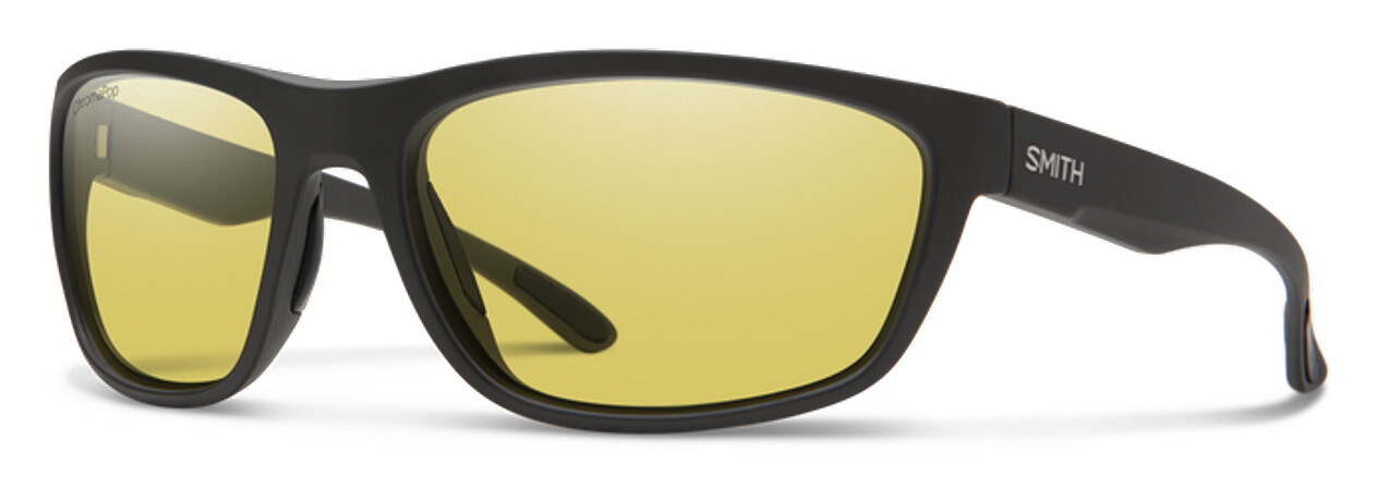 Smith Redding Sunglasses Matte Black ChromaPop Polarized Black Lens
