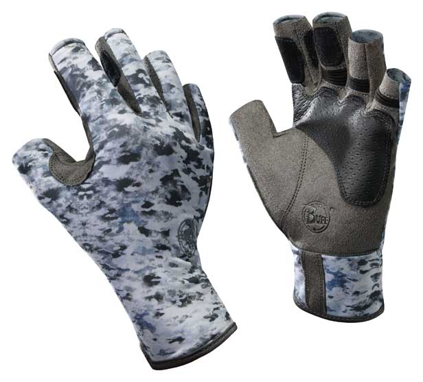 Angler Gloves Buff Pro-Series Fish Camo