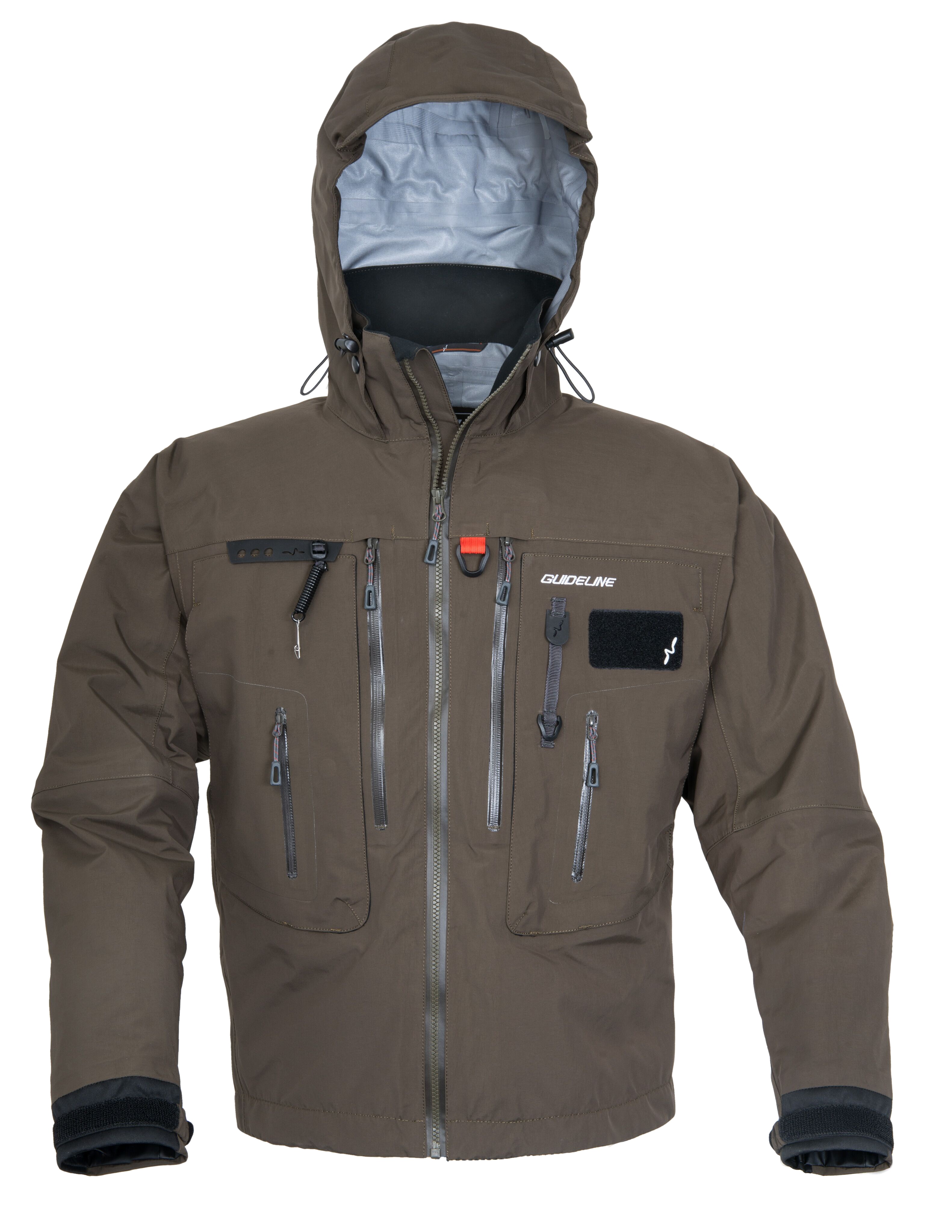 Fly Fishing Jacket Guideline Alta Brown Olive