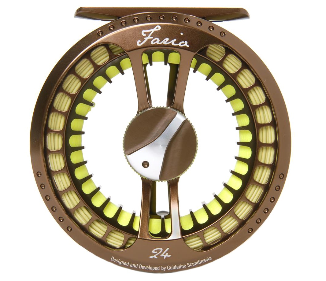 Fly reel guideline FARIO CLICK forest grey