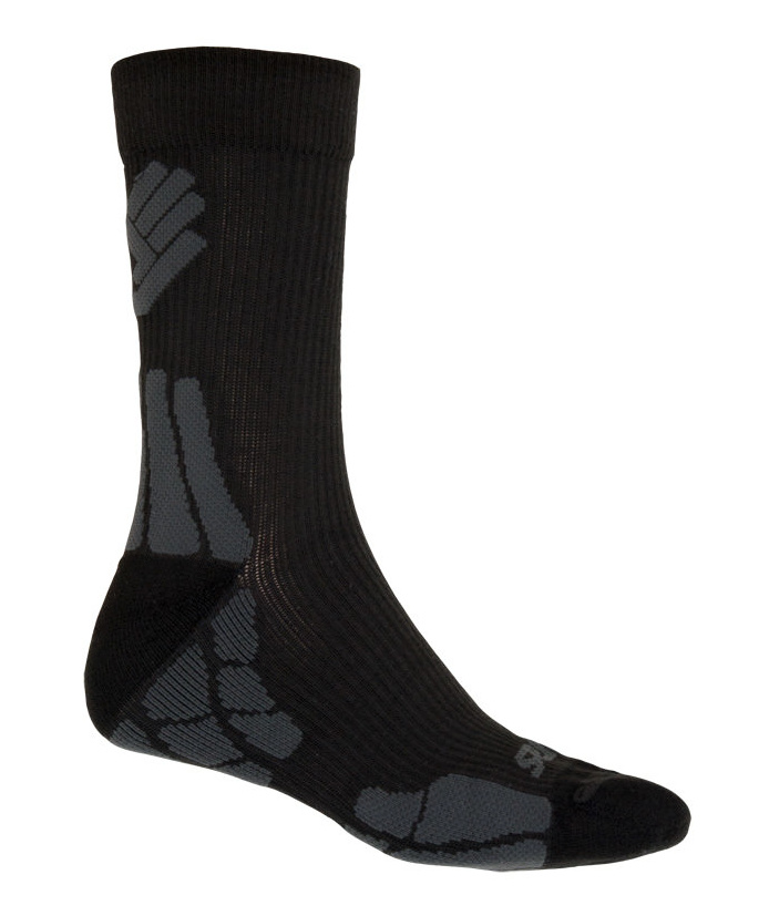 Functional Socks Sensor Hiking Merino Wool Black/Grey | CzechNymph.com