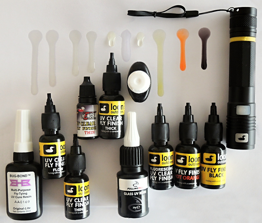 Guide To Modern UV Resins & Glues, Fly Tying Materials