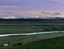 Scenery view over the lower reaches
