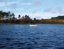 Dan Svrcek drifting the lake