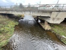 Svatava at the "tri-bridge" near Citická Street