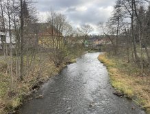 Svatava in the centre of the village of Svatava