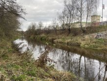 The confluence of the Svatava and Ohře rivers