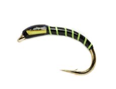Fluorescent Green Ribber Black Buzzer
