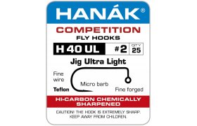 Fly Tying Hook Hanak Competition Jig Ultra Light (H40UL