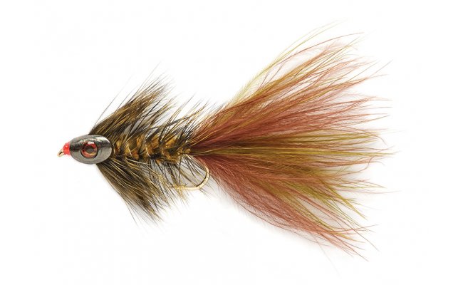 Woolly Bugger Grizzly Skullhead | CzechNymph.com