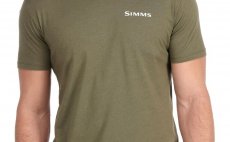 T-Shirt Simms Trout On My Mind Military Heather
