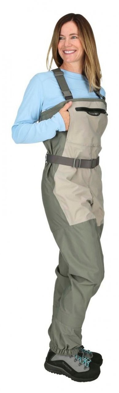 Women's Fishing Waders Simms Freestone Stockingfoot Striker Grey