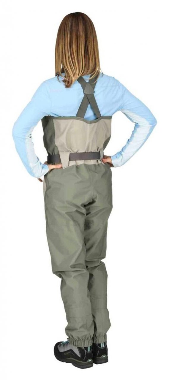 Women's Fishing Waders Simms Freestone Stockingfoot Striker Grey