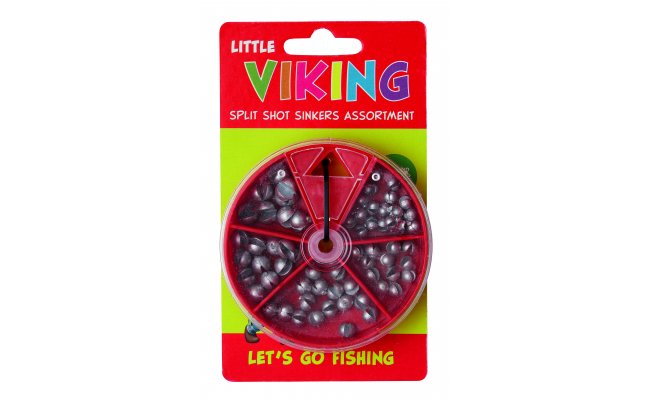 Split Shot Sinkers Assortment For Kids Little Viking