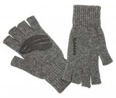 Fishing Gloves Simms Wool 1/2 Finger Steel