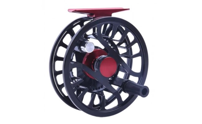 Fly Reel Leichi Superlight FMC Black & Red | CzechNymph.com